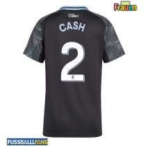 Aston Villa Matty Cash #2 Auswärtstrikot Frauen 2025-26 Kurzarm